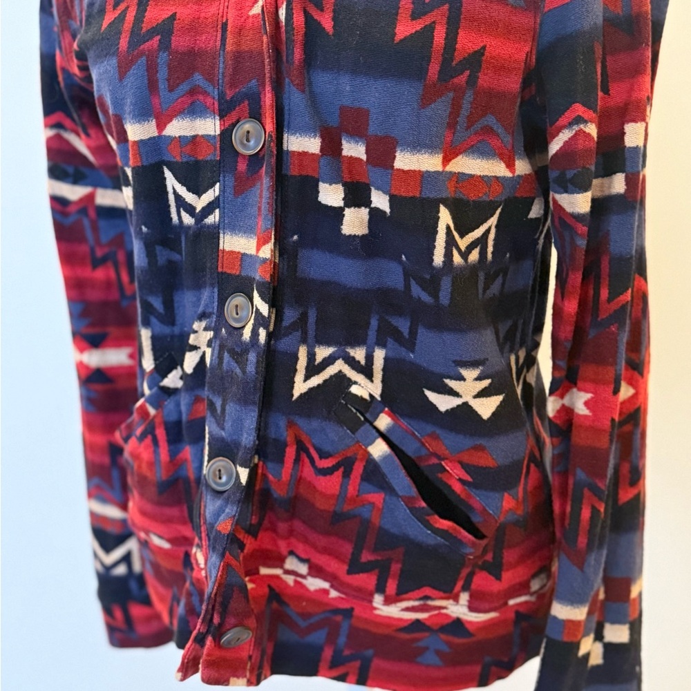 Ralph Lauren Tribal Pattern Button-Up Sweater - image 3